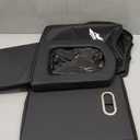 Upgrade XL Portable Toilet for Adults, Extra Large Portable Travel Folding Toilet, Camping Tall Toilets with Lid for Adults and Kids, Compact Potty for Car, Hiking, Beach, and Camping (Black)