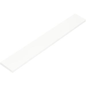21 in. W x 4 in. H Vanity Sidesplash, Engineered Stone Side Splash for Bathroom Vanity Top, Universal Size Bathroom Sidesplash in Pure White