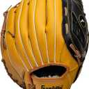 Franklin Sports Baseball and Softball Glove - Fieldmaster Adult + Youth Baseball Gloves - Men's + Women's Infield + Outfield Mitt (Tan)