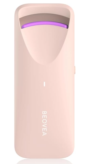 Heated Eyelash Curler  Electric Eyelash Curler with Heat Sensitive Silicone Pad, TypeC Rechargeable Mini Lash Curler, 8s Fast Heating 24hrs Long Lasting Lash Lift to Style Natural Eyelashes