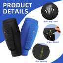2 Pairs Lightweight Soccer Shin Guards for Kids Youth Adult, Medium