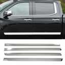 Body Side Molding for Silverado 1500 2019-2026 Door Molding Chrome Trim