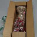 Valentine's Day Tree Tabletop Decorations with 20 Red Lights, Timer, Battery Operated - 16 Inch, Pink & White Hearts, 32 Red Berries - Perfect for Home, Table, Bedroom, Indoor Party & Wedding Decor