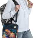 Galaxy Pizza Capybara Lunch Bag for Mens Womens Insulated Reusable Lunch Box with Adjustable Shoulder Strap