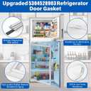 Upgraded 5304528903 Refrigerator Door Gasket Replacement Compatible with Frigidaire Electrolux CRTE2044VB0 FFHI1835VS1, 41.75″×28.8″ 5304523138 Replace 5304522312 PS16544401 Fresh Food Door Gasket