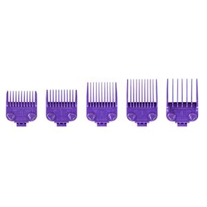 Andis 560997 OG Master Dual Magnet Attachment Clipper Guard Set, 5-Pack, Purple