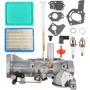 498298 Carburetor Compatible with Briggs and Stratton 112202 112212 112231 112232 112252 112292 134202 135202 133202 for Toro 62923 62924 with Air Pre Filter Gasket Spark Plug Diaphragm