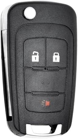 Vurkcy Key Fob Replacement for 2010-2019 Chevrolet Equinox & GMC Terrain/ 12-17 Sonic/ 16-17 Spark/ 15-18 Trax/ 14-18 Buick Encore Car Keyless Entry Remote Control, OHT01060512, 3 Buttons