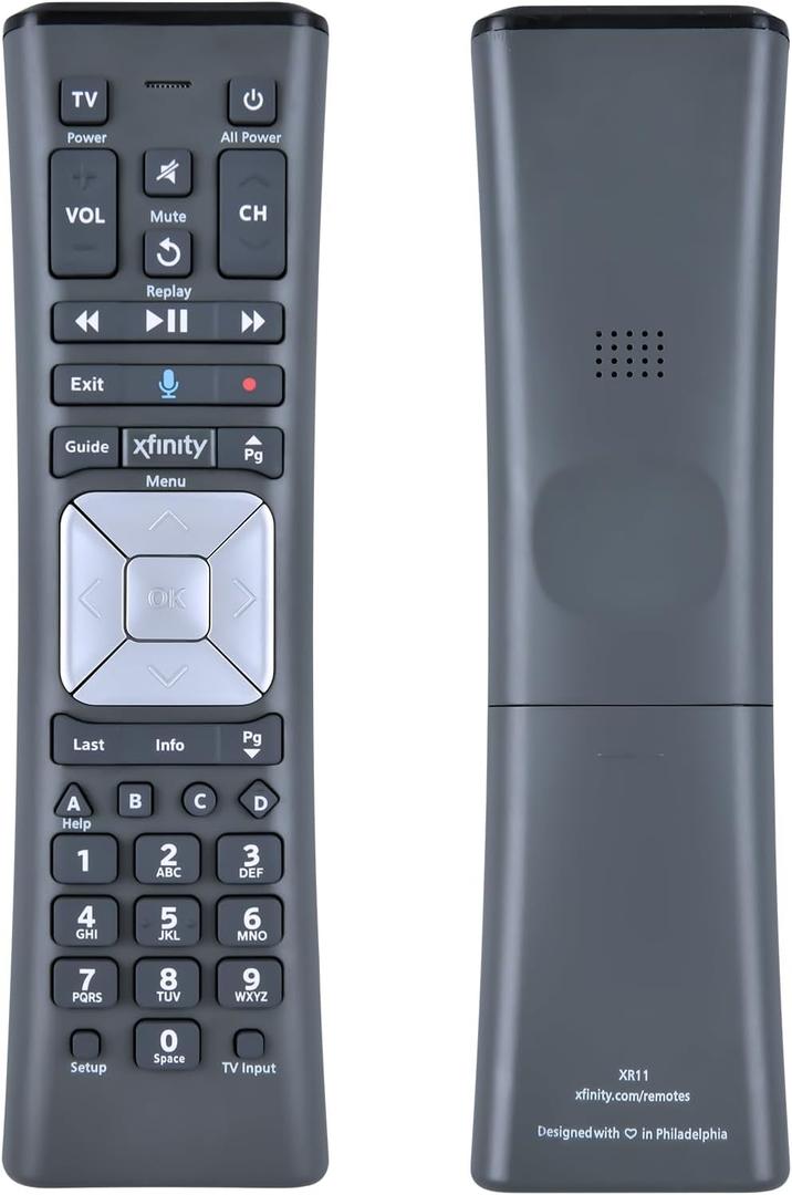 New Replacement Xfinity XR11 Voice Remote Control for XFinity Comcast Activated Cable TV Backlit Remote Control