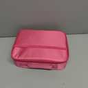 DaCool Stainless Steel Lunch Box Bento for Kids Adults Leakproof BPA-Free Metal Lunch Containers Tray 5-Compartment with Fork for Girls Food Snack Containers for School Outdoors, Pink