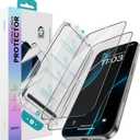 BENKS Matte Screen Protector for iPhone 17 Pro [2 Pack], Full Coverage Tempered Glass, Anti-Glare & Anti-Fingerprint, Easy Installation with Auto Dust Removal, Bubble-Free