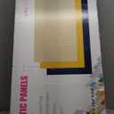 UMIACOUSTICS 6 Packs Acoustic Panel,47.2 x 23.6 Inches Decorative Sound Proof Panel for Office,Home Theater,Studio,White