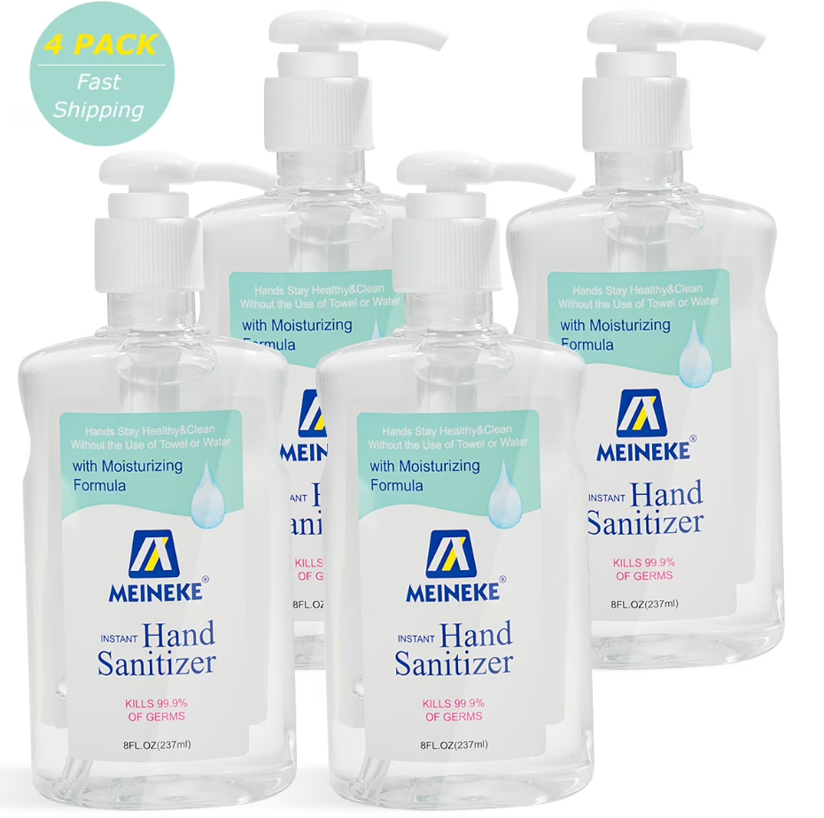 8 Fl. Oz. Advanced Hand Sanitizer Gel with 62% Alcohol Based, Pack of 4  8 Fl. Oz. Advanced Hand Sanitizer Gel with 62% Alcohol Based, Pack of 4