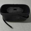 JiatuA Plastic Storage Basket with Handle Portable Shower Caddy Tote Organizer Basket Bin for Bathroom Kitchen Dorm Room Bedroom, Black (Large)