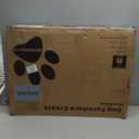 Hzuaneri 26.8'' Wooden Dog Crate Furniture, Indoor Dog Kennel Dogs Cage for Small Dogs, Heavy Duty Dog Crates Decorative Pet House End Side Table TV Stand, Rustic Brown DFC85501B