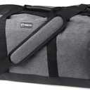 FIREDOG Smell Proof Duffle Bag, Large Smell Proof Bag for Travel Storage (Grey)