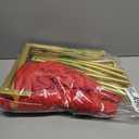 7.2ft Round Backdrop Stand and Red Covers 1 Stable Balloon Arch Stand with Base and 1 Polyster Circle Arch Covers Metal Wedding Arch Backdrop Stand Frame for Parties Baby Shower Garden Decorations