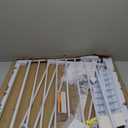 Cumbor 29.7-46" Baby Gate for Stairs, Toddler Safety Essentials for The House, Auto Close Dog Gate for Doorways, Mom's Choice Awards Winner-Easy Install Pressure Mounted Pet Gates for Dogs, White