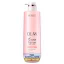 Olay Super Serum Body Wash for Normal Skin, 24hr Long Lasting Hydration, 5+ Ingredient Serum Complex for Bright Even Firm Luminous Skin, 18.5 fl oz