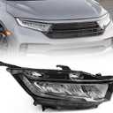 Huray LED Headlight for Honda Odyssey 2021-2024 EX EX-L 33100-THR-A32/33100-THR-A31 OE Front Lamp (Passenger Side (Right))