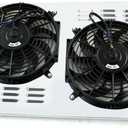 Radiator Electric Fan + Shroud + Relay Compatible with 1970-1981 Chevy Camaro Monte Carlo G-Body