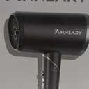 ANNLARY Hair Dryer with Comb | 1800W Blow Dryer with Diffuser for Curly Hair | Plasma Ionic Hairdryer for Frizz Control | Foldable & Protable Design for Travel | 6.5 ft ALCI Cord