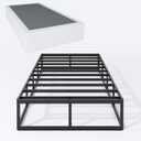 Twin XL Box Spring 9 Inch High Profile Metal Frame Mattress Foundation,Twin XL Size Box Spring with Fabric Cover, Easy Assembly, Noise Free