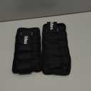 ZELUS 1 Pair Adjustable Ankle Weights, 2 4 6 8 10 lb Modularized Leg Weight Straps for Women Men, Weighted Ankle Weight Set with Removable Sandbags, 1-5 lb per Ankle Strap for Gym Yoga Jogging Walking (Black)