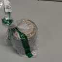 Stoneware Coffee Bar Utensil Holder Tea & Coffee Spoon & Stirrer Holder for Stir Stick Straw Teaspoon Holder Spoon Cup Small Utensil Jar (Blue Stripes)