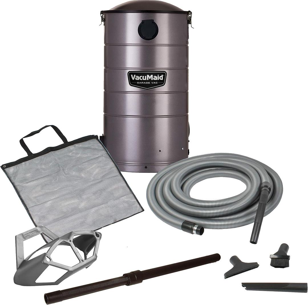 GV50 Wall Mounted Garage and Car Vacuum with 50 ft Hose and Tools