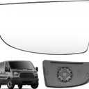 Compatible With Ford Transit T150 T250 T350 2015 2016 2017-UP Driver Left Side Mirror Glass, Lower Tow Mirror with backing plate, Replace BK3Z17K707A