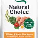 Nutro Natural Choice Small Breed Dry Dog Food, Adult Dog Food Dry Chicken and Brown Rice, 13 lbs. (EXP 03/16/26)