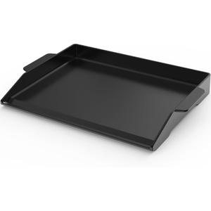 Onlyfire Universal Cast Iron Cooking Griddle, Pre-Seasoned Nonstick Coating Griddle Flat Top Grill Plate with Extra High Sidewalls for All Gas Grills and 4 Burner Range Oven, 23" x 16" (23" x 16" x 2.6")