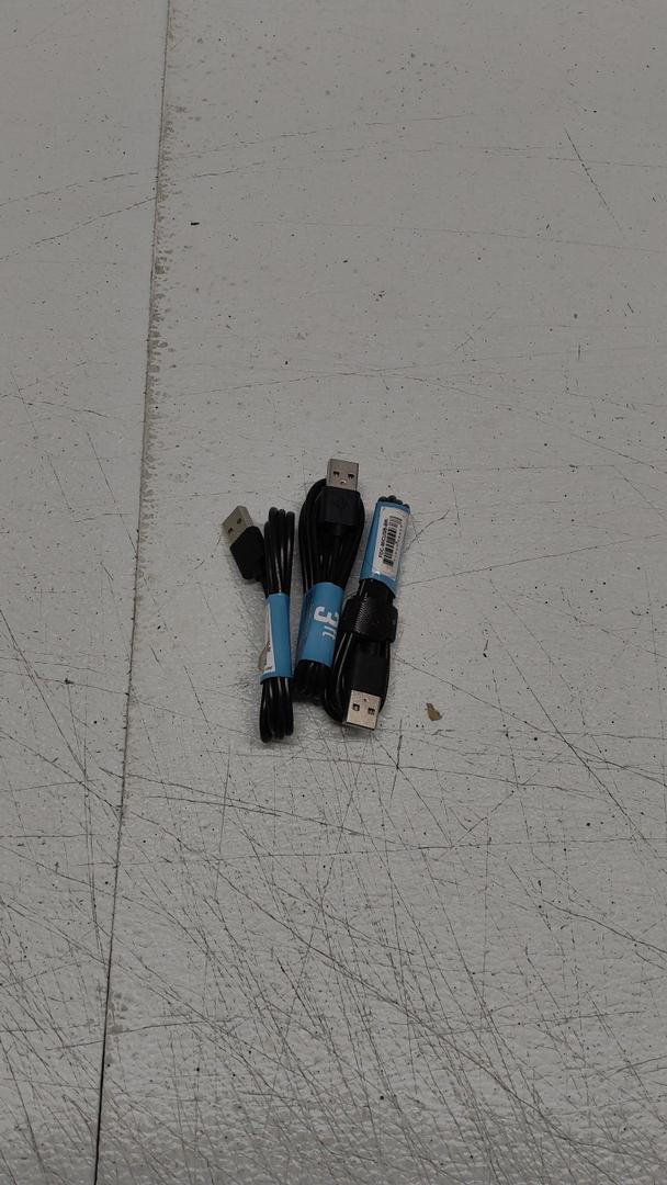 3 Pack Set 3Ft For Micro USB Black