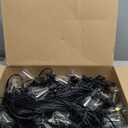 Outdoor Patio String Lights, 240FT LED with 120+4 ST38 Vintage Edison Bulbs, Waterproof Connectable Hanging Lights for Outside Backyard Bistro Porch (120FTx2)