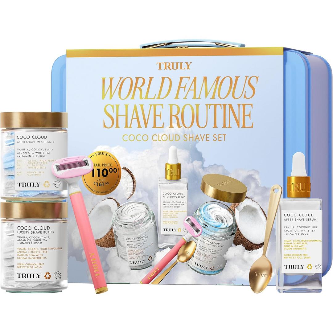 Truly Luxury Shave Set | The ultimate shaving collection | For Smooth, Ingrown Free Skin