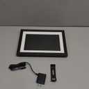 Frameo 10.1 inch Digital Picture Frame WiFi Smart Digital Photo Frame Wood IPS HD 1280 * 800 1080P Touch Screen Auto-Rotate Easy Setup to use Free Share Photos and Videos Gift for Mom, Father, Women