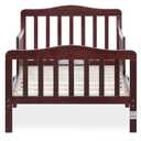 Dream On Me Classic Design Toddler Bed In Black, Greenguard Gold And JPMA Certified, Low To Floor Design, Two Side Safety rails, Non-Toxic Finishes, Wooden Nursery Furniture