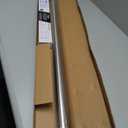 BlastHome Non-Adjustable Luxury Curtain Rods for Windows, 1 Rod Set, 4 foot Fixed Length, Brushed Nickel