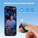 TikTok Scrolling Ring  Page Turner for iPad E-Books, Bluetooth Phone Controller for TikTok, Camera Shutter Music Remote Control, TikTok Trend Item Must Have 2025 for iPhone, iPad, Android, Pink