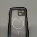 Waterproof Case for iPhone 13 Pro Max 6.7", Full Body Shockproof Dustproof Built-in Screen Protector Snowproof Cover IP68 Waterproof Case for iPhone 13 Pro Max(Clear/Black)