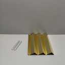 YMVV 12 IN Mirror Gold Acrylic 3 Tier Display Riser Perfume Organizer, Perfume Cologne Organizer Holder, Pops Toy Figures, Clear Cupcake Riser, Dessert Shelf