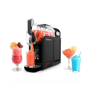 88oz Slushie Machine for Home with No Ice Needed, 5 Preset Programs, Self-Cleaning Function, Quiet Operation, Perfect for Making Frozen Margaritas, Milkshakes, Smoothies, Frappes,Black