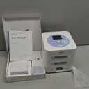 28-Day(1X) Automatic Pill Dispenser (Expandable Tray) App & On-Device Setup by Family, LCD Display, Digital Lock, Sound & Light Alerts- Safe Medication Organizer for Dementia Seniors (2-Tray, White)