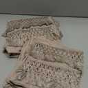 Taupe Tassel Pillowcases, Khaki Standard Pillow Cases Set of 2, Soft Washed Microfiber, Taupe Handmade Tassel Pillow Cover, 2 Pack (Queen, Taupe Tassel)