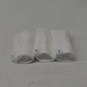 Lacoste Men's 100% Cotton Slim Fit Crew Neck Undershirt, 3-Pack (Medium, White)
