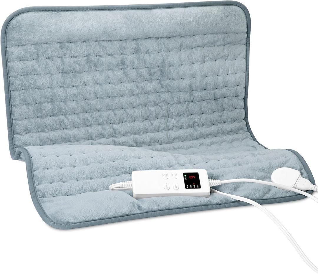 Large Heating Pad for Back & Period Cramps, KOT Heating Pads Large, 6 Heat Settings Electric Heating Pad for Neck and Shoulders and Back, Christmas Gifts for Women Men Mom Dad, 20" x 24"