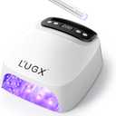 L'UGX 2 in 1 UV LED Nail Lamp, Rechargeable UV Light for Gel Nails, Cordless Nail Dryer with Handheld Gel Light for Nail Polish, Perfect for Home Salon Manicure