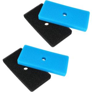 Pond Replacement Filter Pads, Sponge Filters Replacement for Fish Ponds Compatible with 52231 and 52229 Filter Box,Coarse and Fine Filter Pads Set 2 Sets