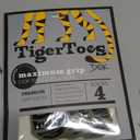 DOK TigerToes Premium Non-Slip Dog Socks for Hardwood Floors - Extra-Thick Grip that Works Even When Twisted - Prevents Licking, Slipping, and Great for Dog Paw Protection (Forest Green, Small)